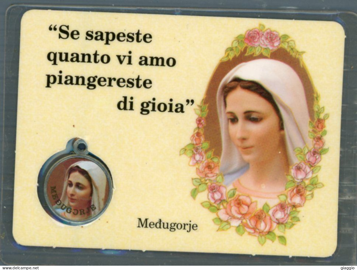 °°° Santino N. 8616 - Medugorje Con Medaglia - Siggillato °°° - Religion & Esotérisme