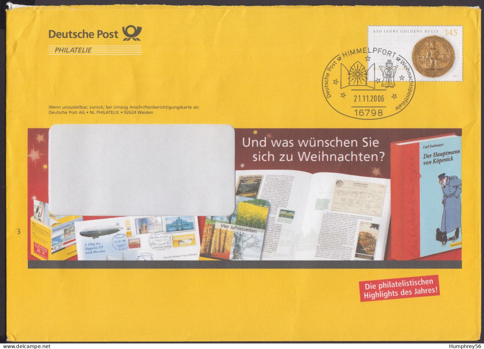 2006 - GERMANY - Postal Stationery: Und Was Wünschen Sie Sich Zu Weihnachten? - Covers - Used