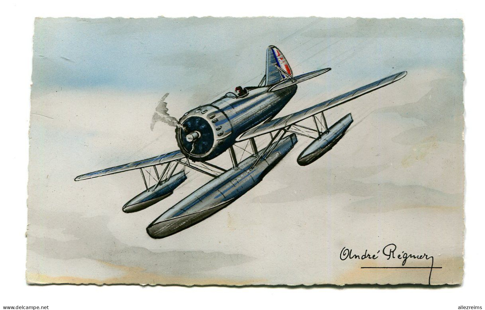 Carte Aviation : Loire 21 Illustrateur A  Régnier    A   VOIR    !!!! - 1919-1938: Entre Guerres