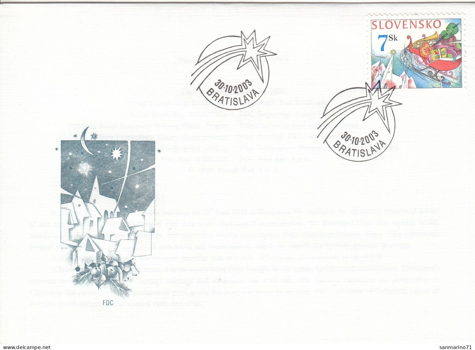 FDC SLOVAKIA 469 - FDC