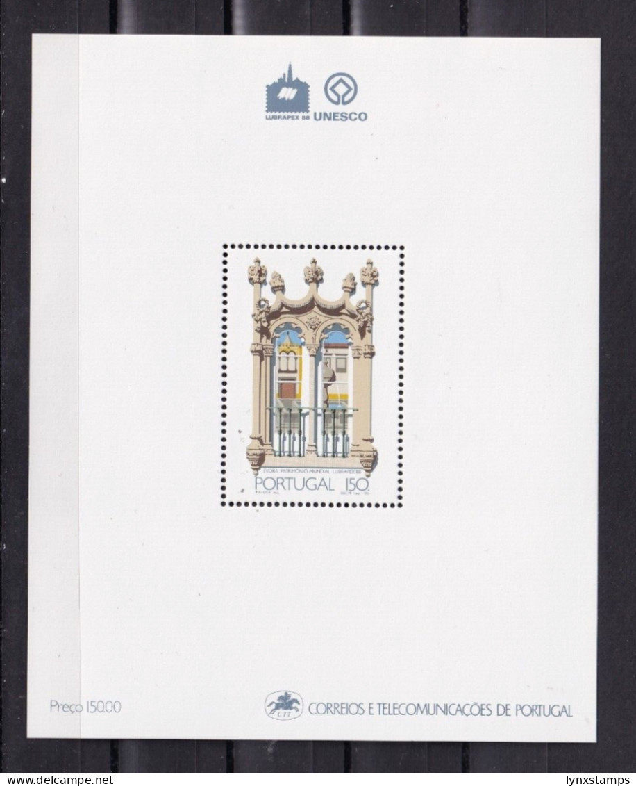 LI01 Portugal 1988 Portuguese-Brazilian Stamp Exhibition Mini Sheet - Ongebruikt