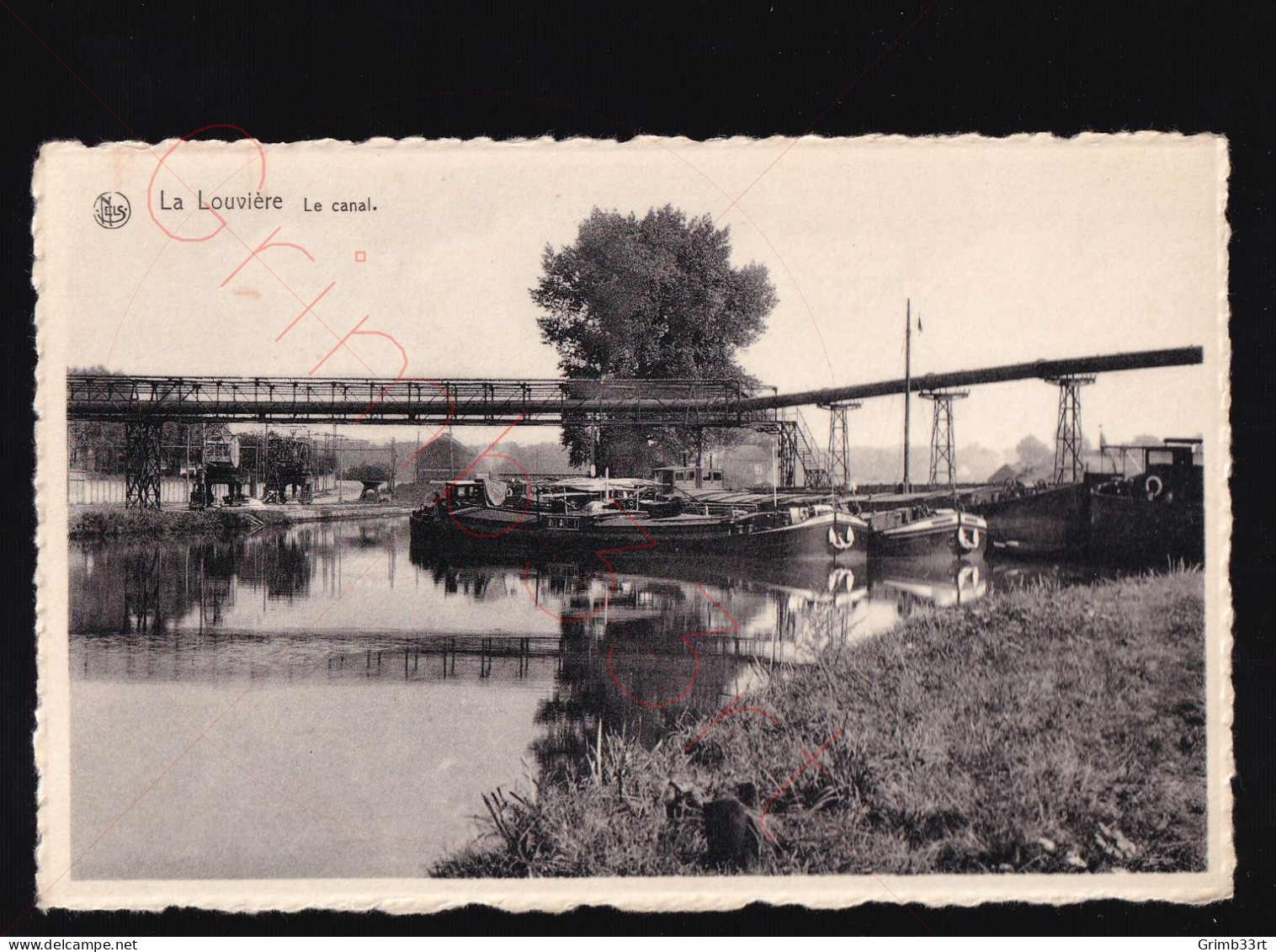 La Louvière - Le Canal - Postkaart - La Louvière