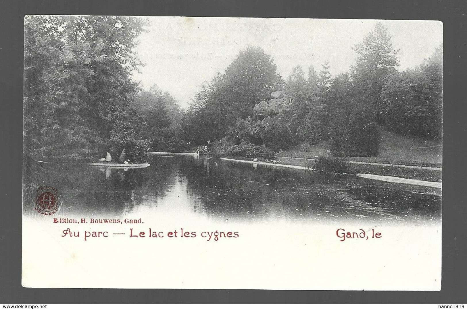Gent Au Parc Le Lac Et Les Cygnes Gand Htje - Gent