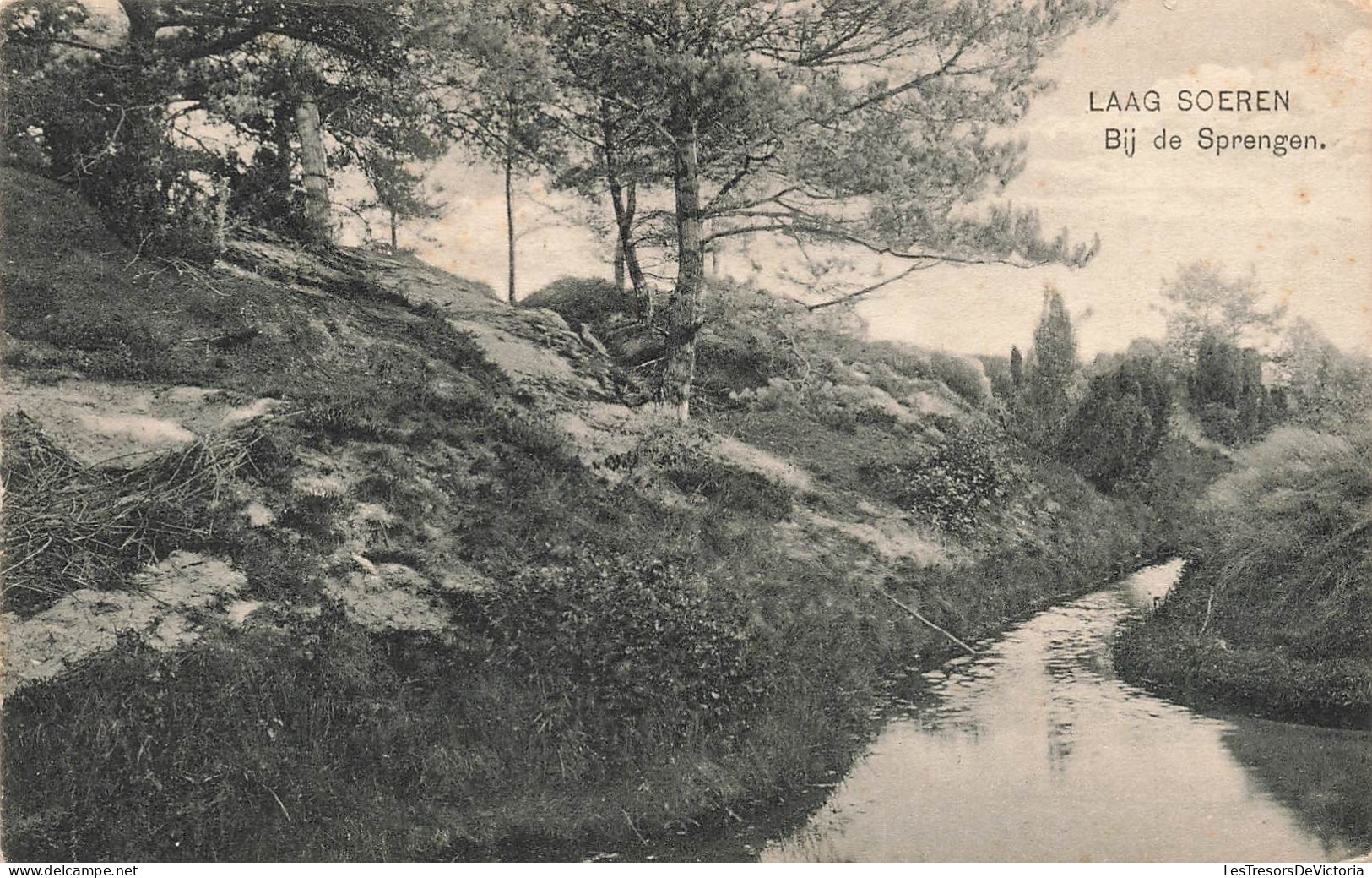 PAYS-BAS - Laag Soeren - Bij De Sprengen - Vue Sur Un Ruisseau - Des Arbres - Carte Postale Ancienne - Rheden