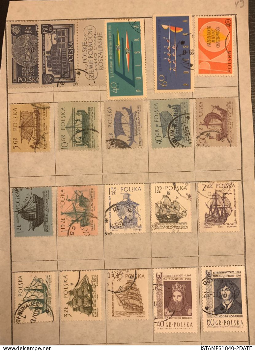 001162/ Poland Mint & Fine Used Collection (350+)