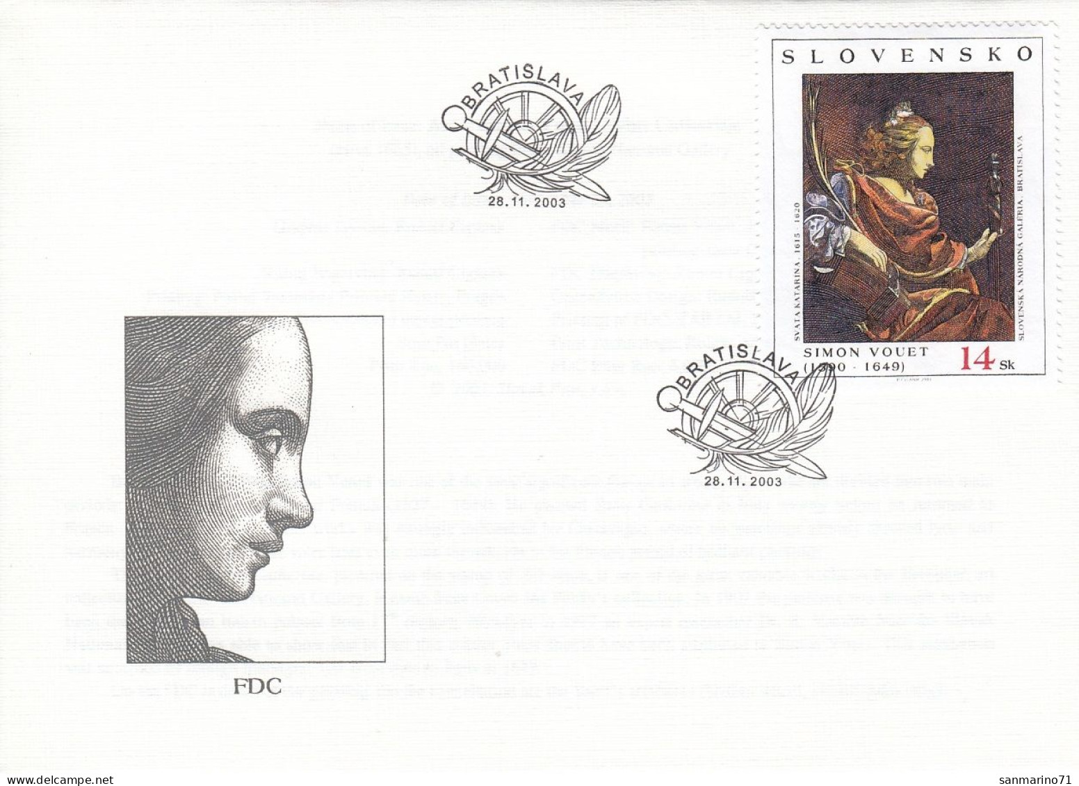 FDC SLOVAKIA 472 - FDC