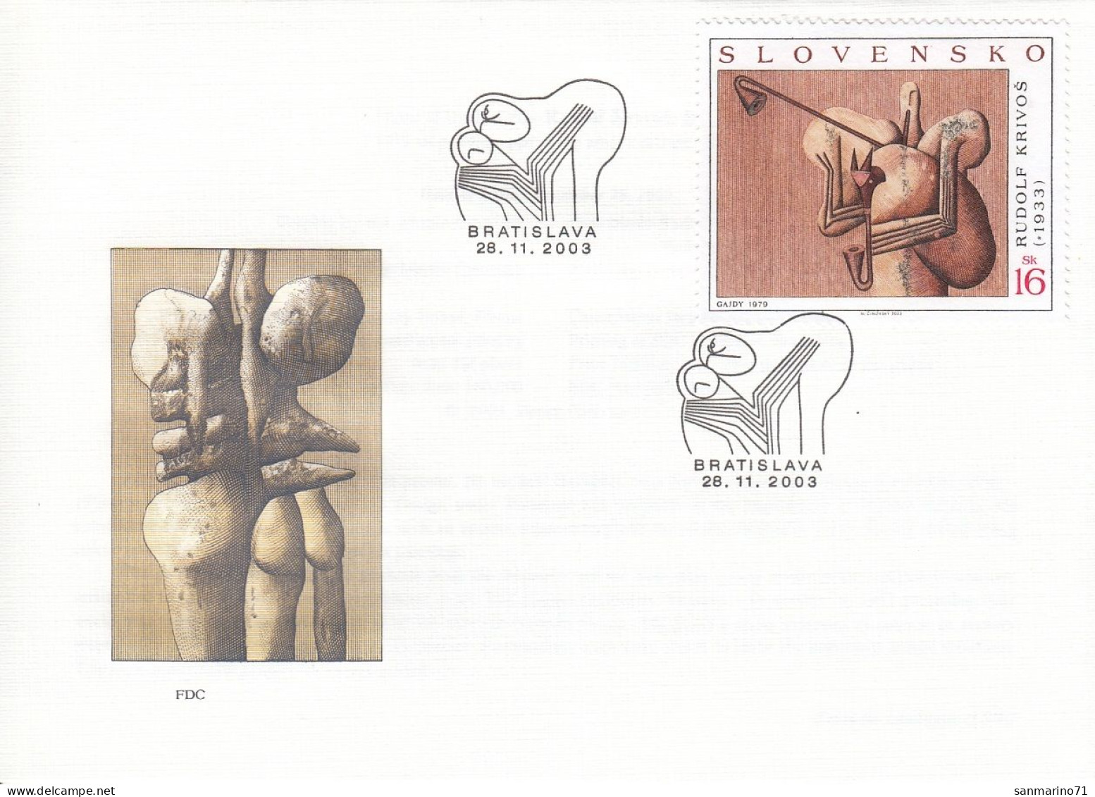 FDC SLOVAKIA 473 - FDC