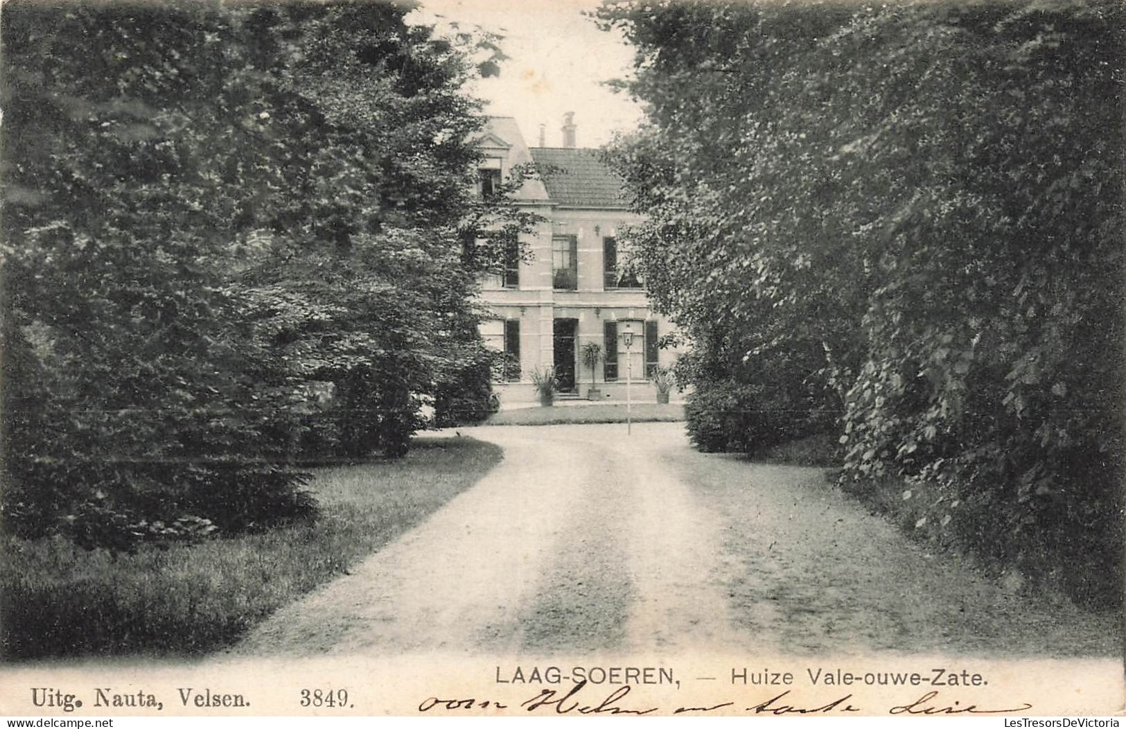 PAYS-BAS - Laag Soeren - Huize Vale Ouwe Zate - Uitg - Nauta - Velsen - Une Allée Vers L'entrée - Carte Postale Ancienne - Rheden