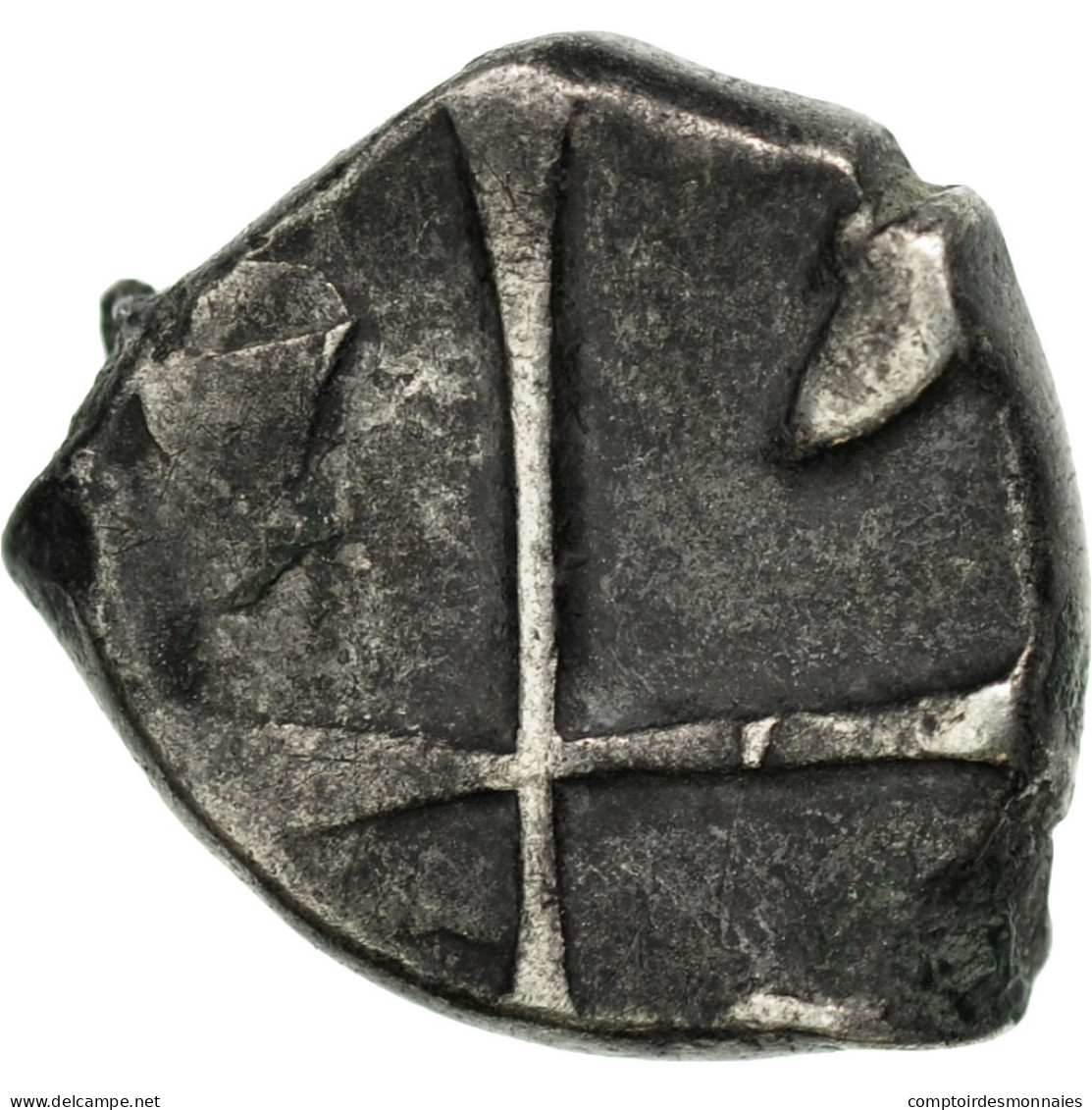 Volcae Tectosages, Drachme "à La Tête Cubiste", 1st Century BC, Argent, TTB - Gauloises