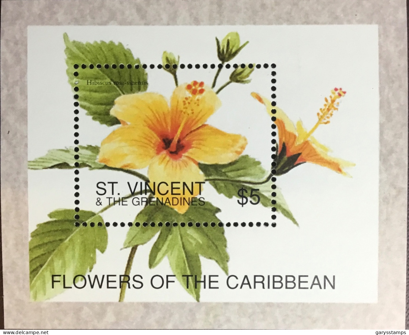 St Vincent 1996 Caribbean Flowers Minisheet MNH - Altri & Non Classificati