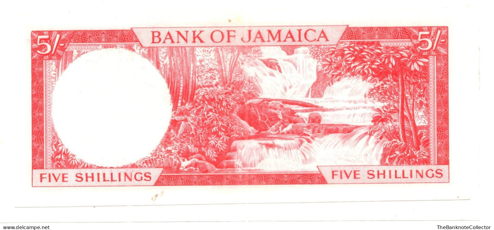 Jamaica 5 Shillings ND 1960 QEII P-51Aa English Motto EF - Jamaica