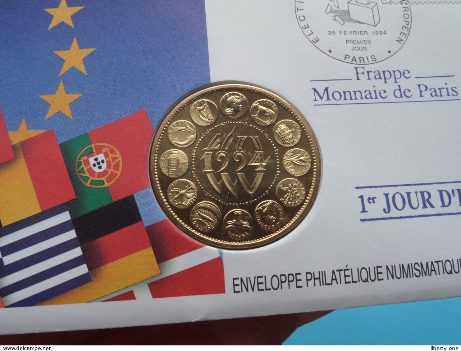 EUROPA ( Voir Scans ) Enveloppe Numismatique Monnaie De Paris N° 01313 > 1994 > Numislettre ! - Souvenir-Medaille (elongated Coins)