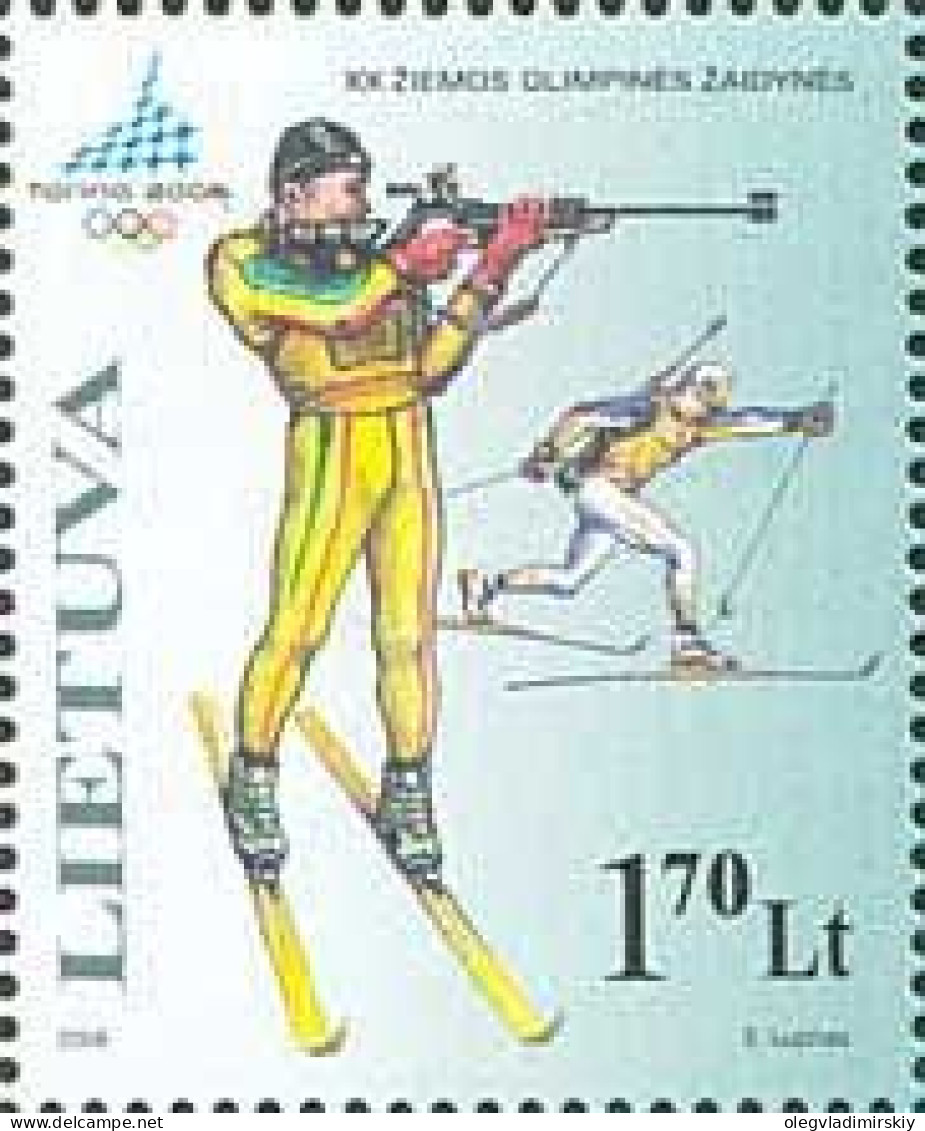 Lithuania Litauen Lituanie 2006 Winter Olympic Games In Torino Olympics Stamp MNH - Winter 2006: Torino