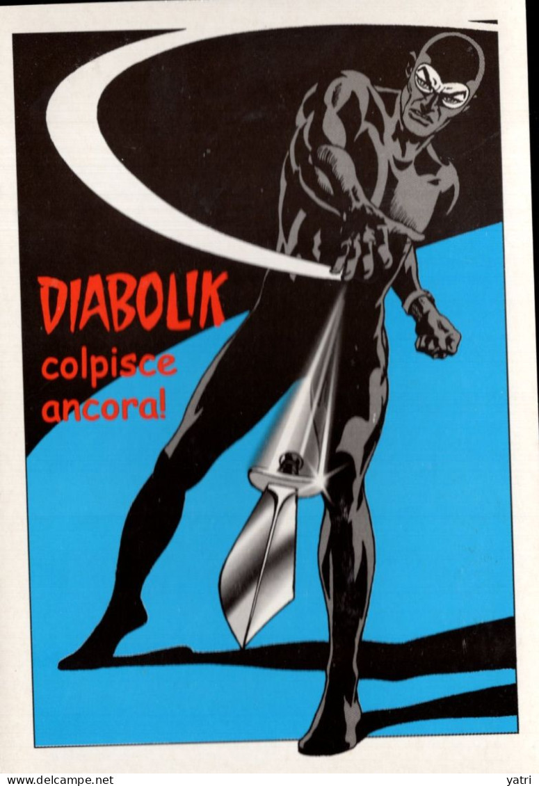 Cartolina Pubblicitaria PROMOCARD N. 1852 DIABOLIK - Comicfiguren