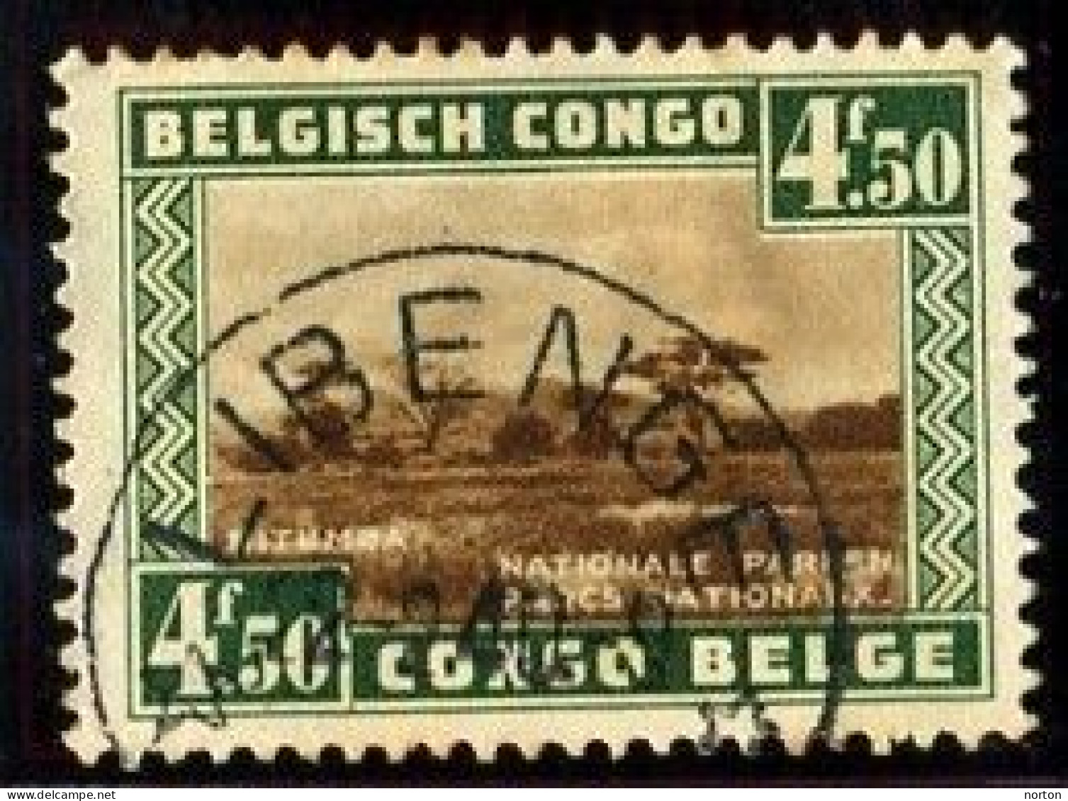 Congo Libenge Oblit. Keach 8A1 Sur C.O.B. 202 Le 22/02/1940 - Oblitérés