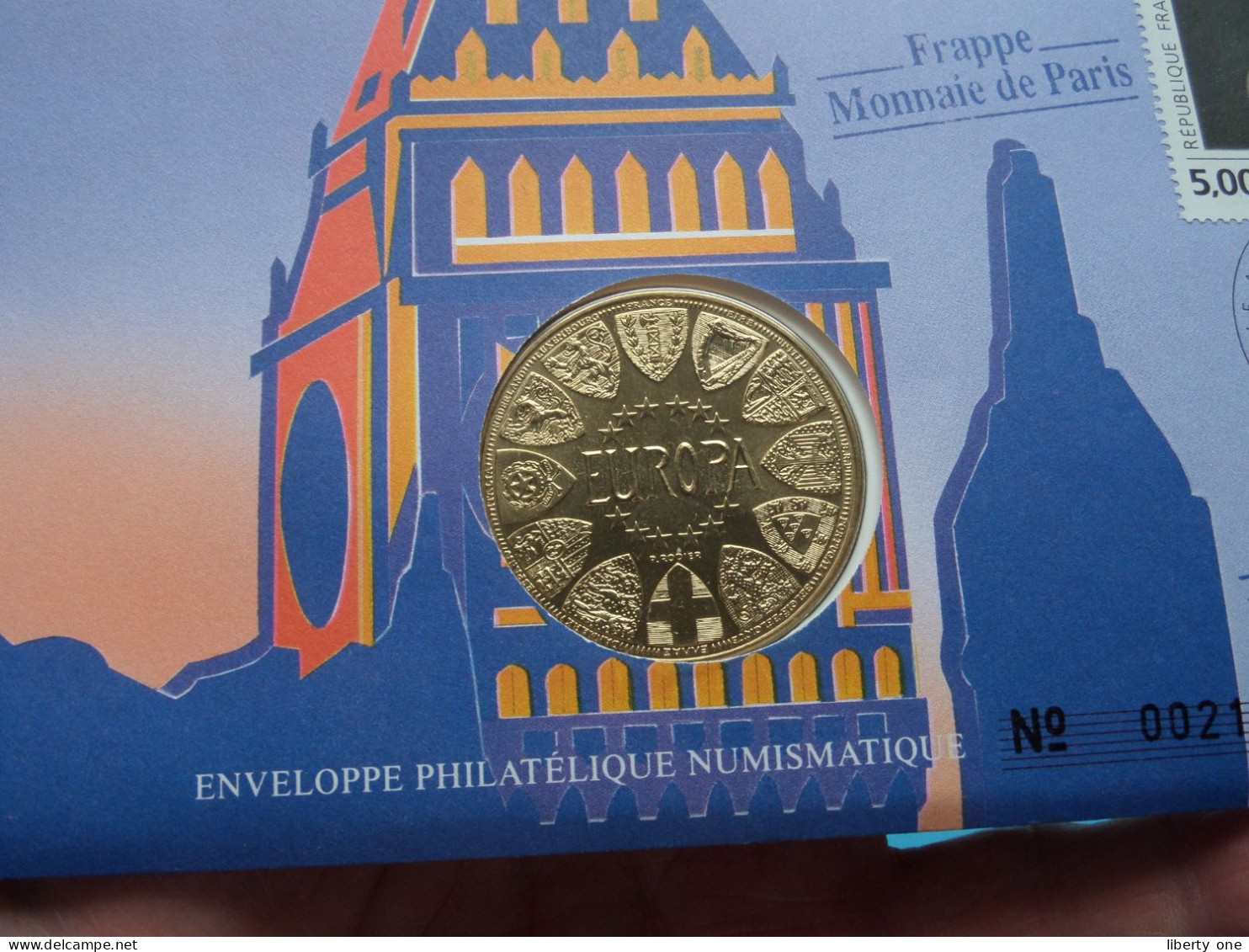 EUROPA - GRANDE BRETAGNE ( Voir Scans ) Enveloppe Numismatique Monnaie De Paris N° 00219 > 1990 > Numislettre ! - Souvenir-Medaille (elongated Coins)