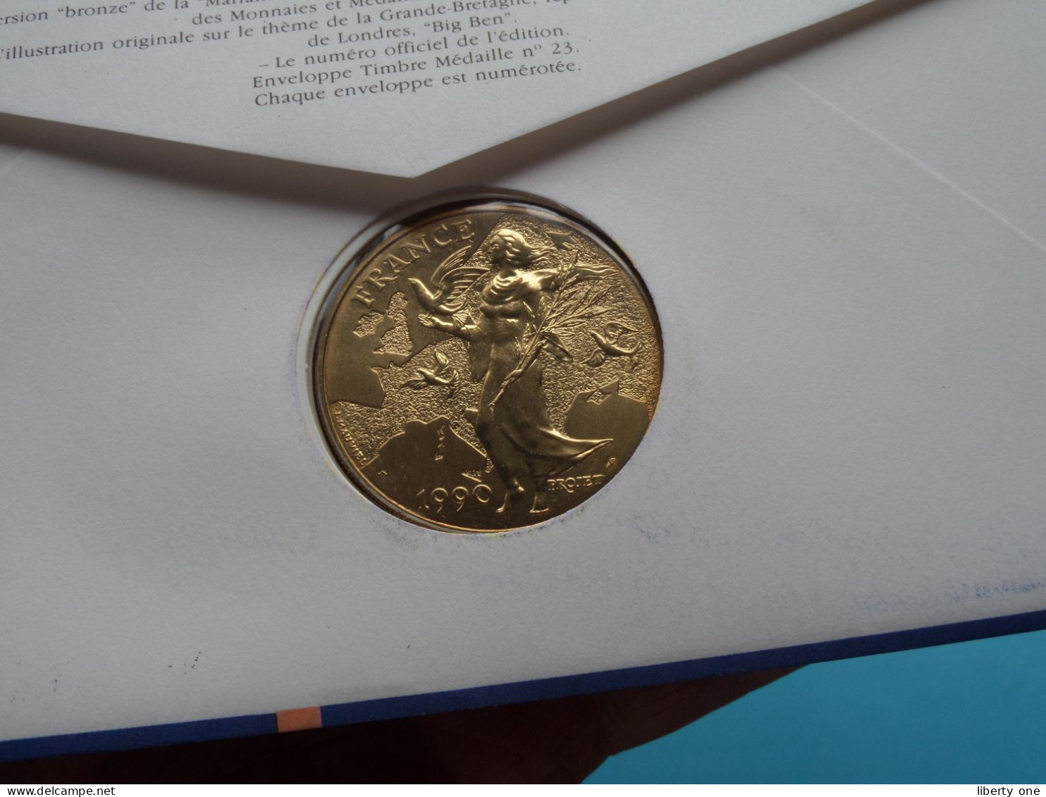 EUROPA - GRANDE BRETAGNE ( Voir Scans ) Enveloppe Numismatique Monnaie De Paris N° 00219 > 1990 > Numislettre ! - Pièces écrasées (Elongated Coins)