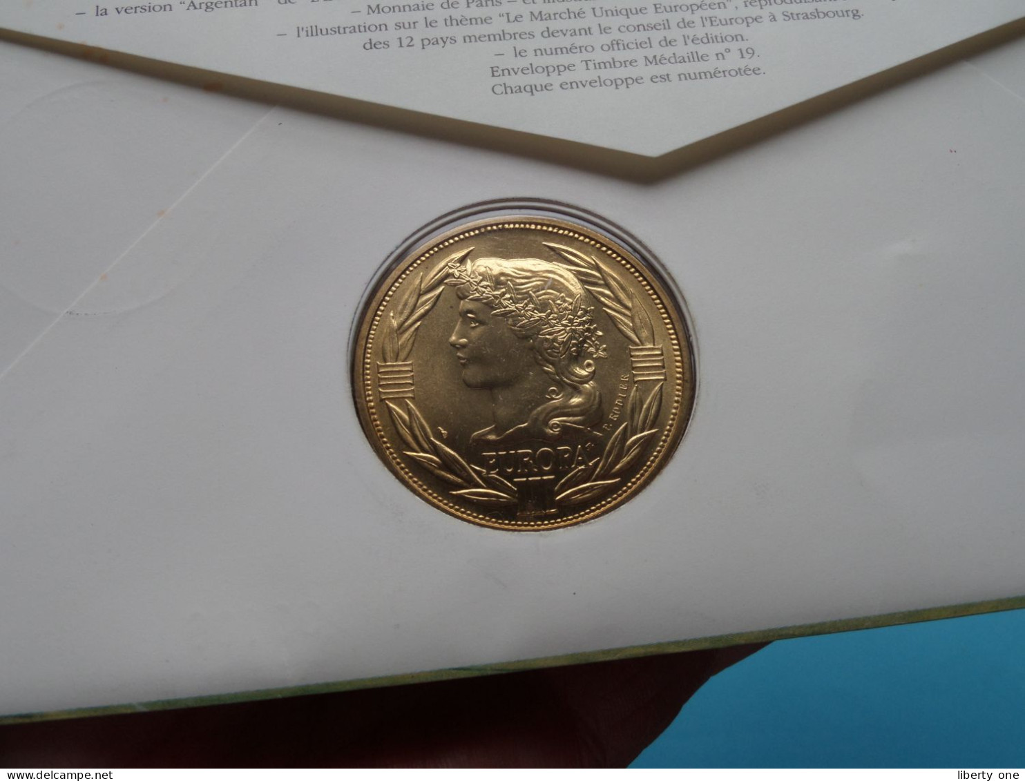 EUROPA Le Marché Unique Européen ( Voir Scans ) Enveloppe Numismatique Monnaie De Paris N° 03166 > 1992 > Numislettre ! - Souvenir-Medaille (elongated Coins)