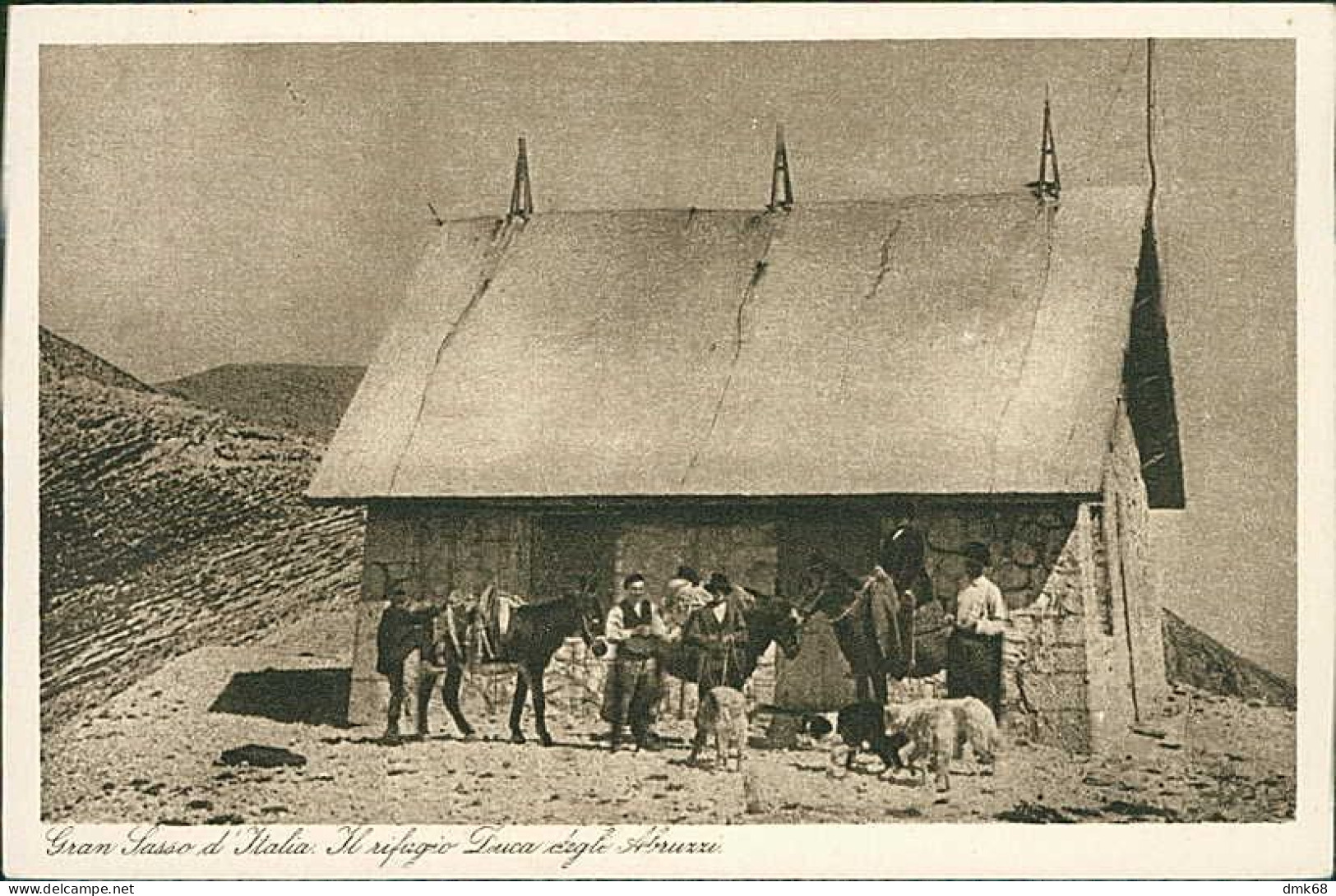 CAMPO IMPERATORE ( L'AQUILA ) RIFUGIO DUCA DEGLI ABRUZZI - EDIZIONE CLUB ALPINO ITALIANO - 1930s (20347) - L'Aquila