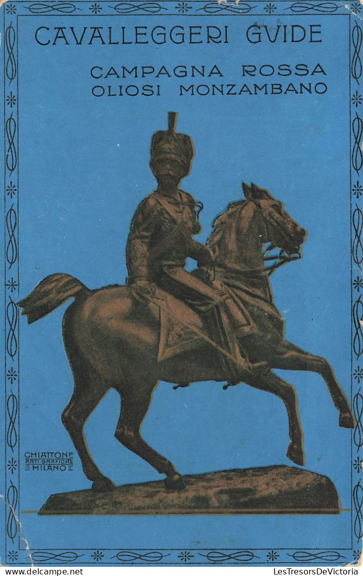 MILITARIA - Cavalleggeri Gvide - Campagna Rossa Oliosi Monzambano - Carte Postale Ancienne - Andere Kriege