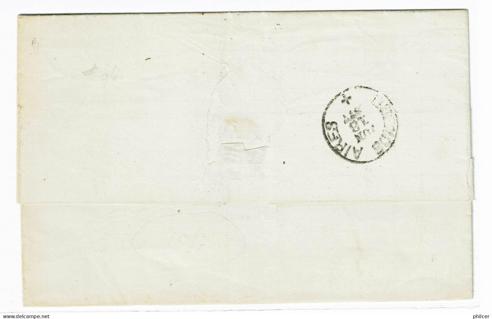 Portugal, 1870/6, # 45 Dent. 12 3/4, Tipo I, Para Buenos Ayres - Storia Postale