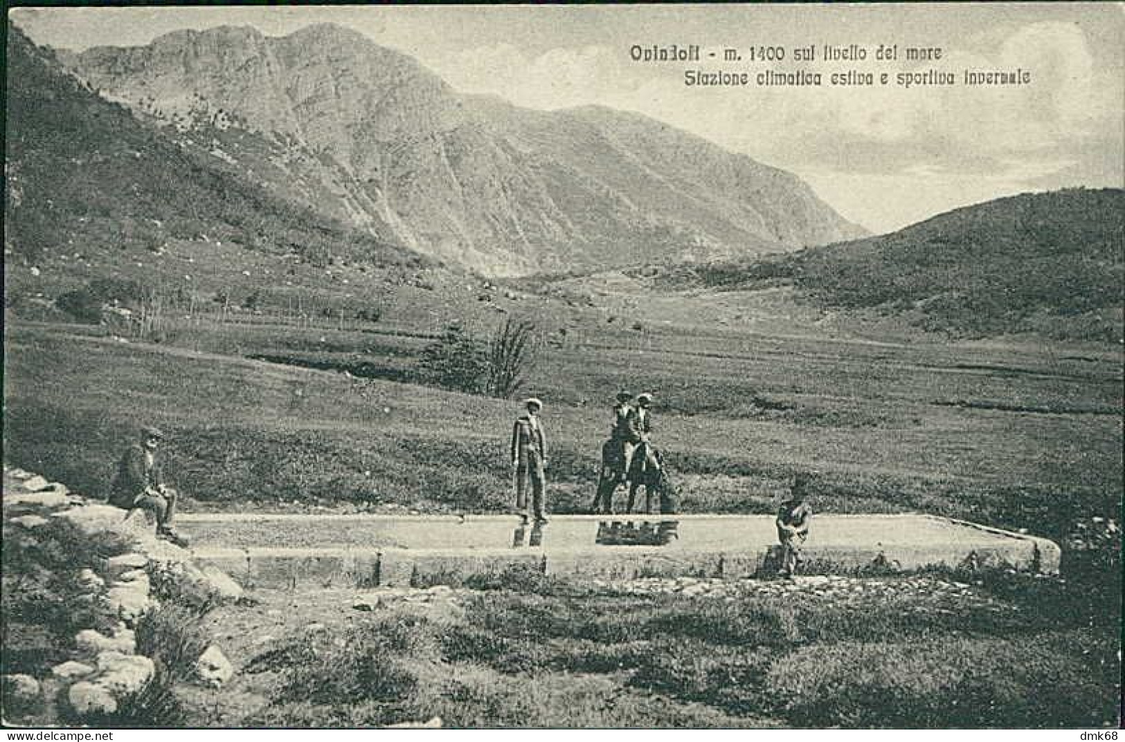 OVINDOLI ( L'AQUILA ) STAZIONE CLIMATICA ESTIVA E SPORTIVA INVERNALE - EDIZIONE DARD - 1930s (20350) - L'Aquila