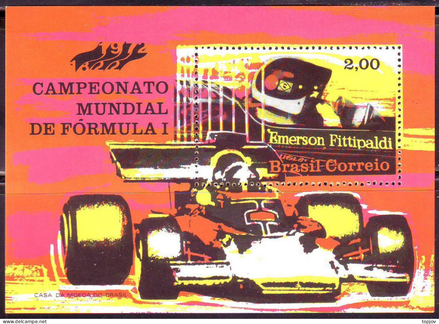 BRAZIL - BRASIL - FITTIPALDI - FORMULA 1 - CARS - **MNH - 1985 - Cars