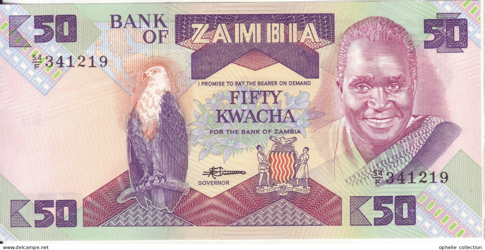 Afrique - Zambie  - Billet De Banque Collection - PK N°28 - 50 Kwacha - 69 - Other - Africa