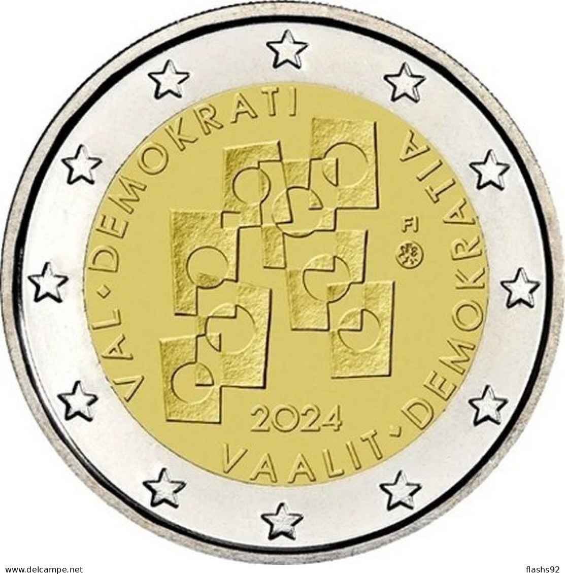 2 Euro Commemorative Finlande 2024 Election Et Democratie - Finlande