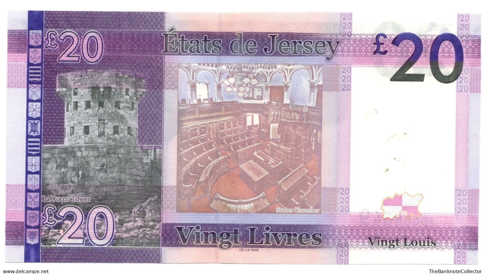 Jersey 20 Pounds 2010(2018) QEII P-35 UNC Ian Black Sign - Jersey