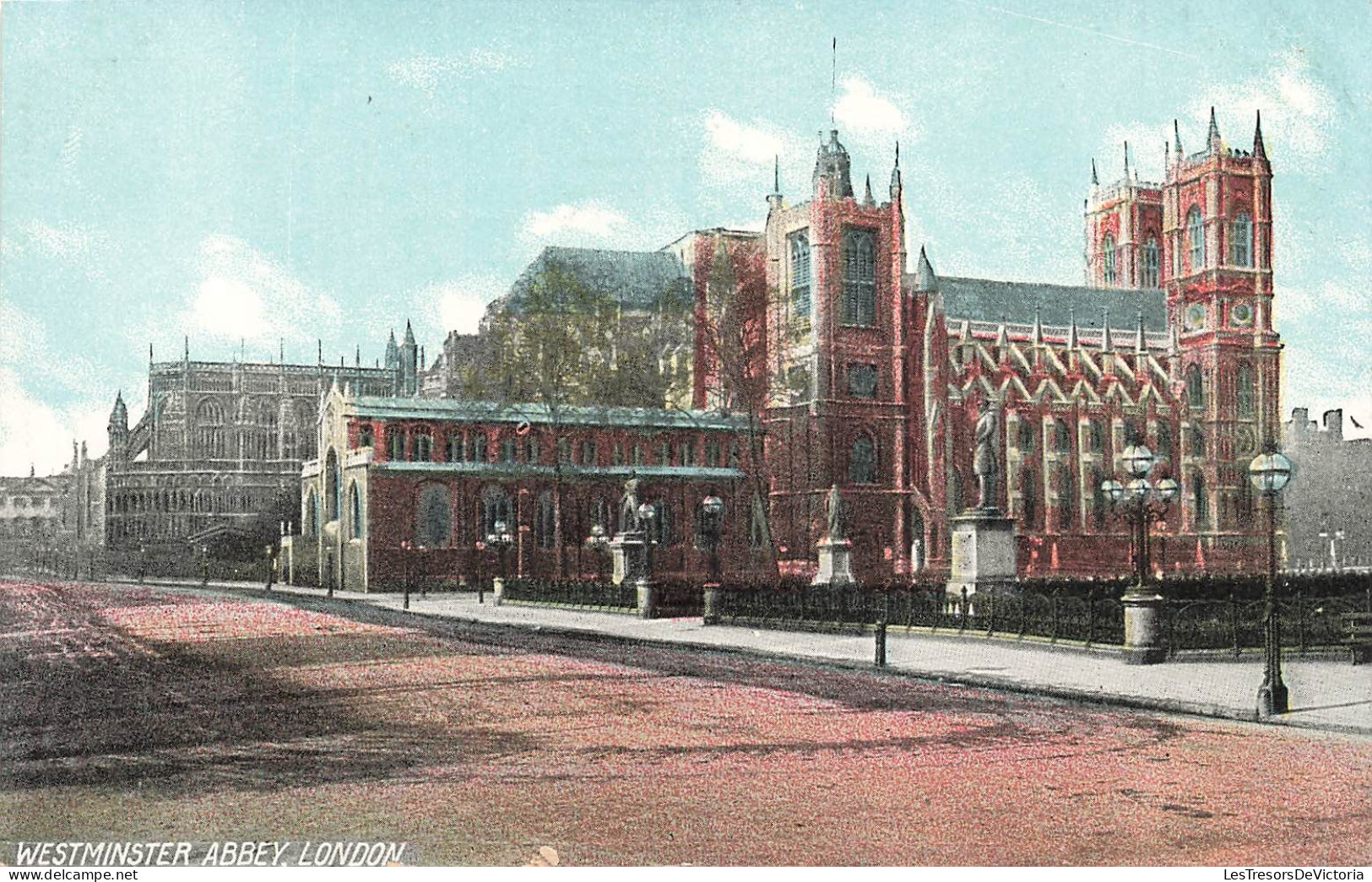 ROYAUME UNI - ANGLETERRE - London - Westminster Abbey - Colorisé - Carte Postale Ancienne - Westminster Abbey