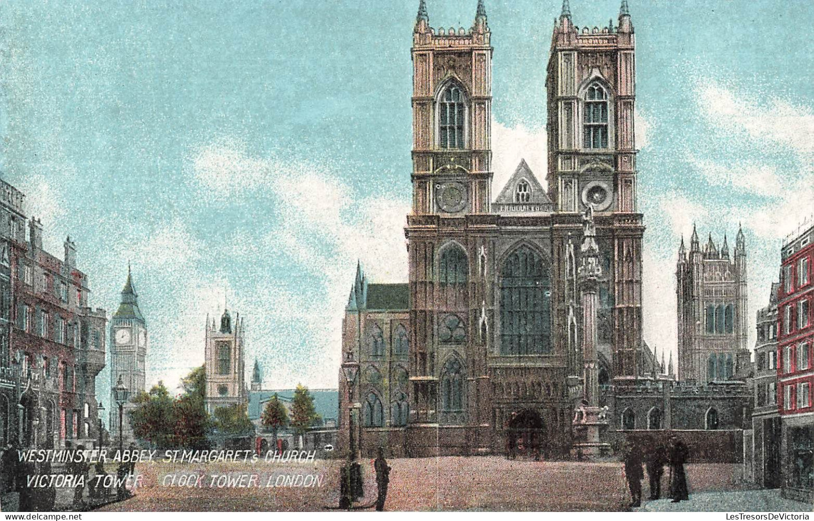 ROYAUME UNI - ANGLETERRE - London - Westminster Abbey, St Margaret's Church - Victoria Tower - Carte Postale Ancienne - Westminster Abbey