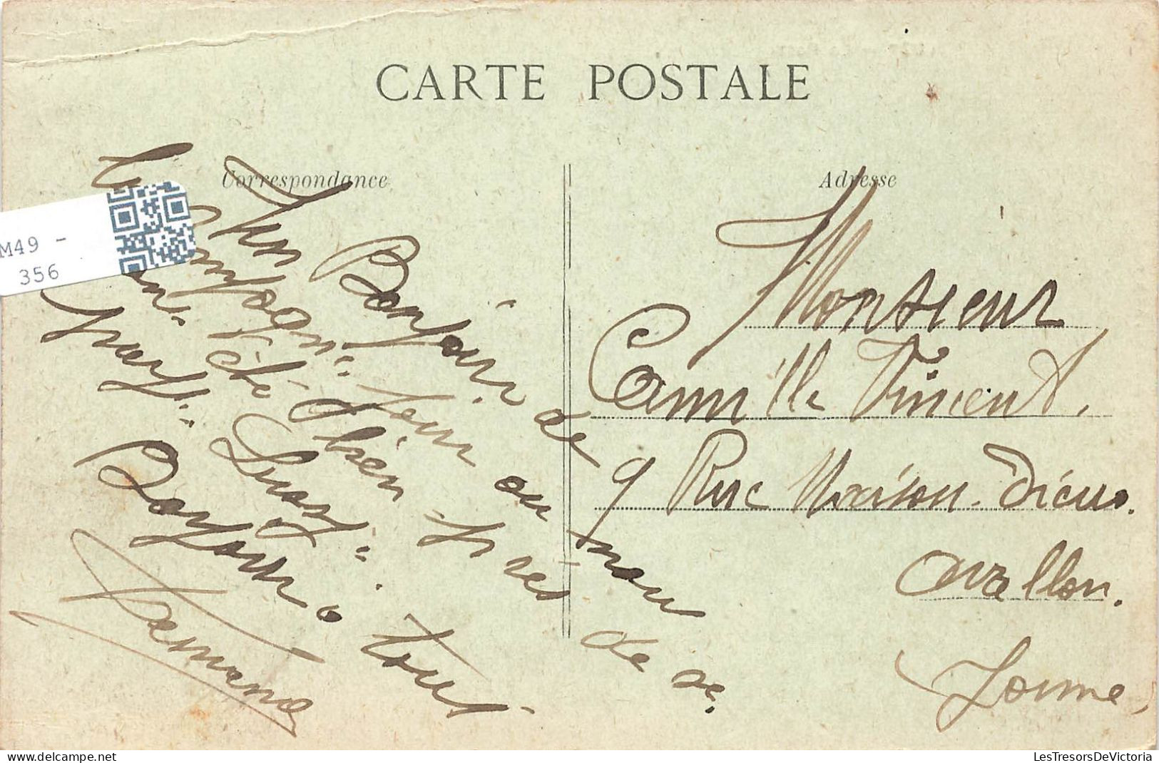 FRANCE - Luzy - La Poste - Vue Générale De La Poste - Vue à L'extérieure - Face à L'entrée - Carte Postale Ancienne - Chateau Chinon