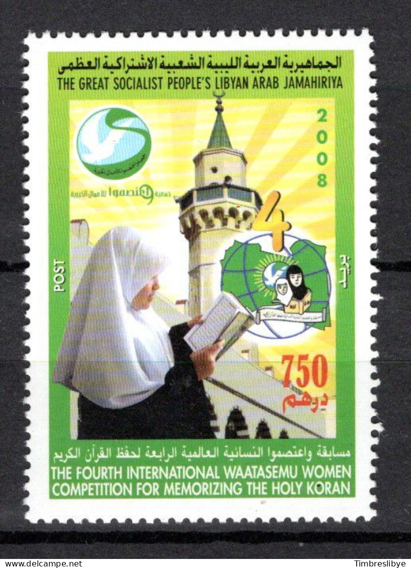 Libye 23.9.2008; Réciter Le Coran, Michel-N° 2928, MNH, Neuf ** - Libyen