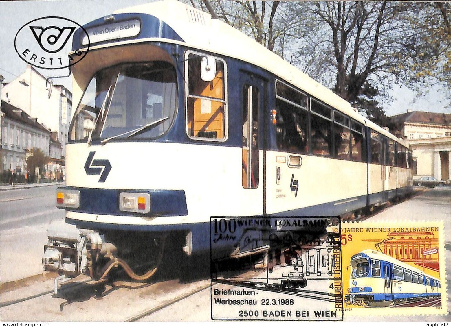 [500014]B/TB//-Autriche 1988 -  Trains, Transports - Maximumkarten (MC)