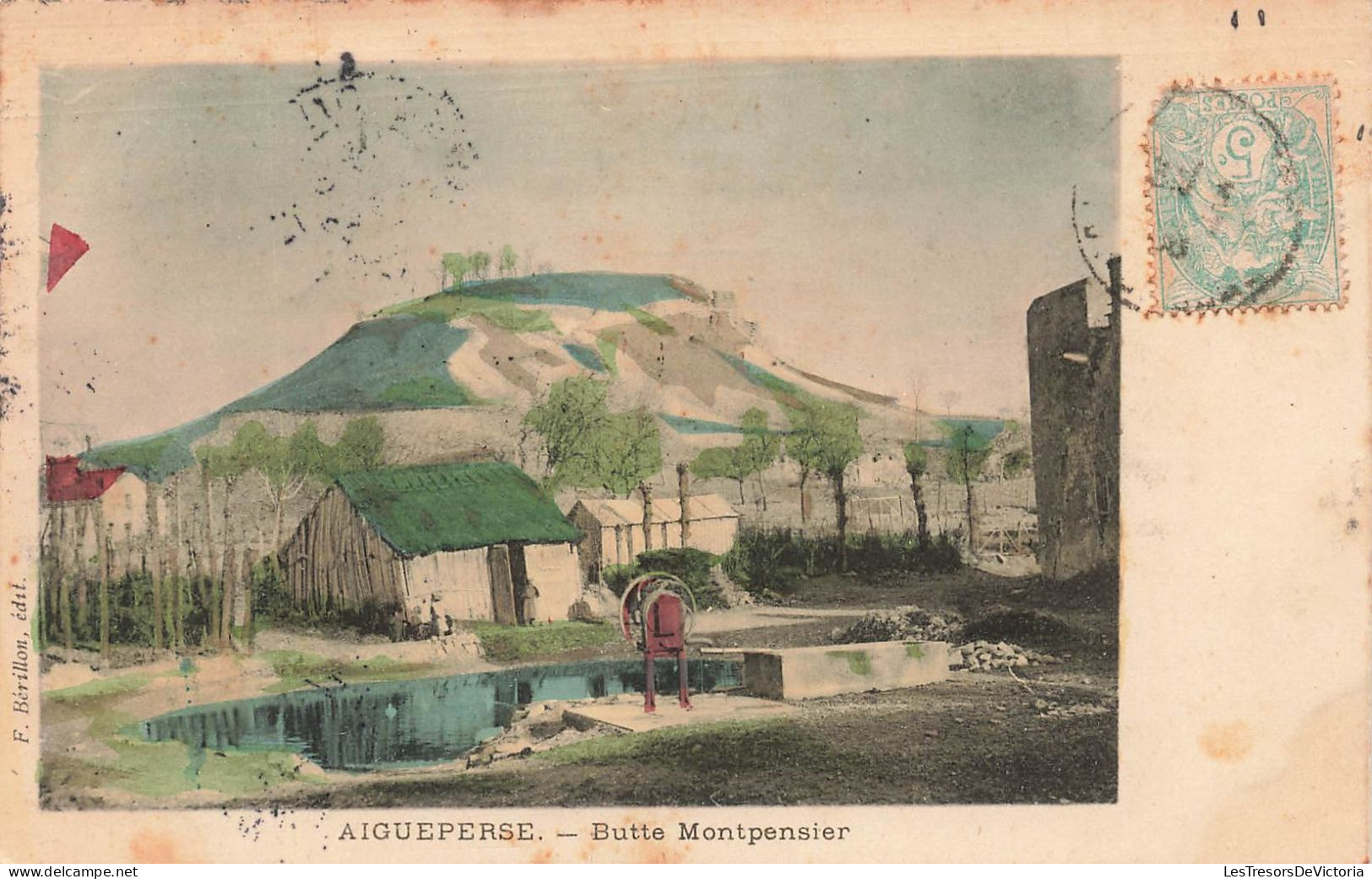 FRANCE - Aigueperse - Butte Montpensier - Une Puit - Vue Au Loin D'une Colline - Carte Postale Ancienne - Aigueperse