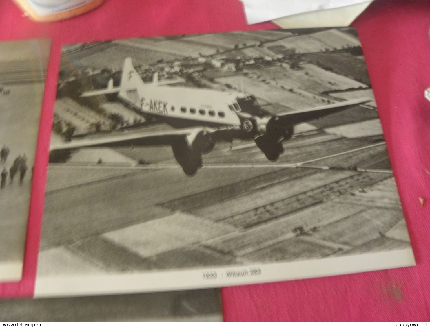 3 Vintage Photo Avion - Posters