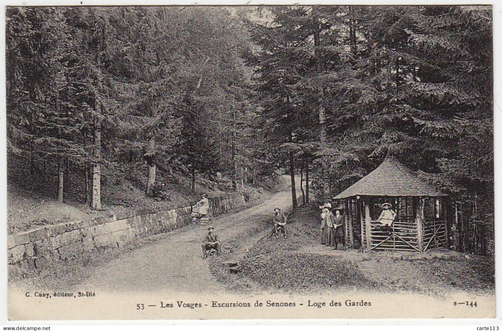 88 - B14460CPA - SENONES - Excursion De Senones - Loge Des Gardes - Parfait état - VOSGES - Senones