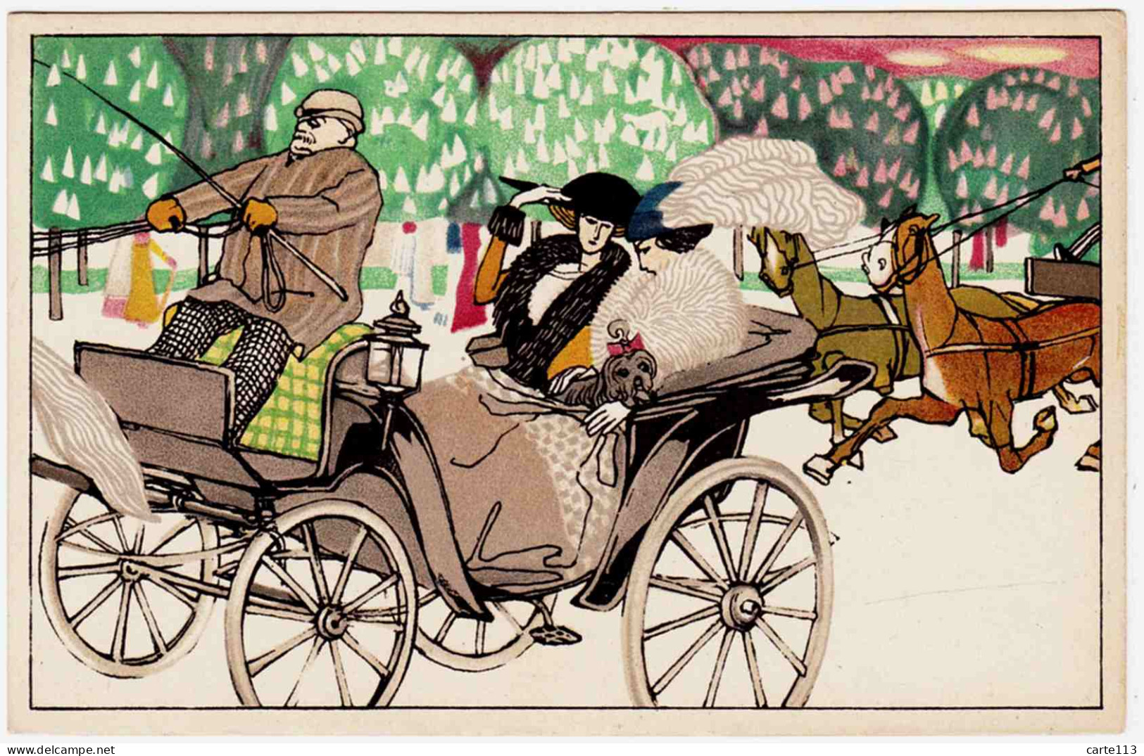 0 - F21304CPA - ILLUSTRATEUR - WW 599. Mela KOEHLER  -  Wiener Werkstatte - Très Bon état - THEMES - Koehler, Mela