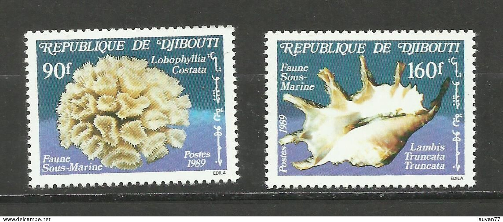 Djibouti N°647, 648 Neufs** Cote 5.75€ - Djibouti (1977-...)