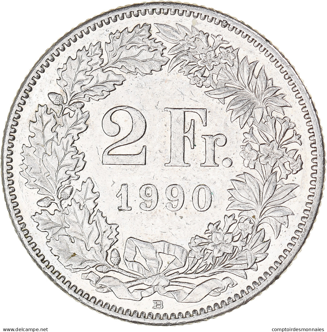 Monnaie, Suisse, 2 Francs, 1990 - Autres & Non Classés