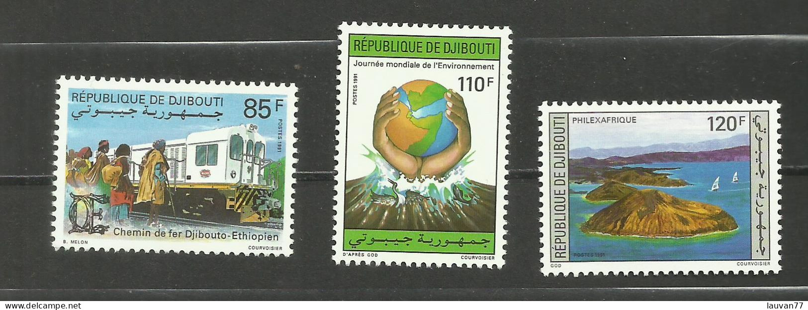 Djibouti N°680 à 682 Neufs** Cote 7€ - Djibouti (1977-...)