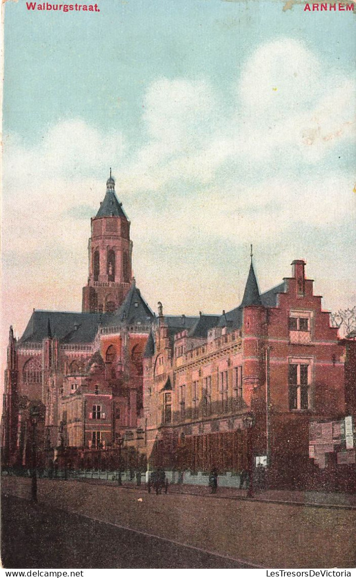 PAYS BAS - Arnhem - Walburgstraat - Colorisé - Carte Postale Ancienne - Arnhem