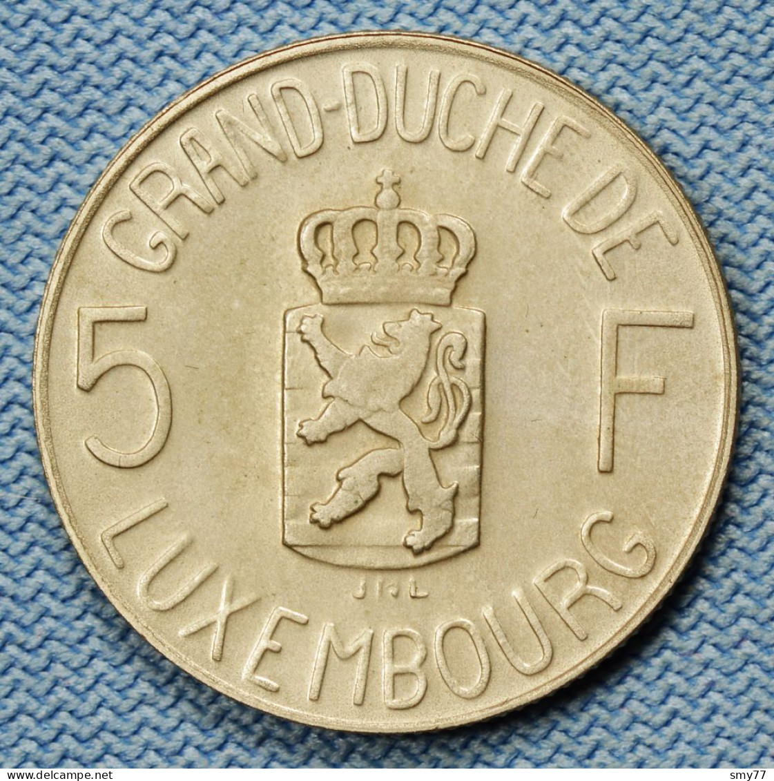 Luxembourg • 5 Francs 1980  Argent / Silver 925‰ (Charlotte) •  QP / Flan Poli  •  3'000 Ex.  • Rare •  [24-462] - Luxemburgo