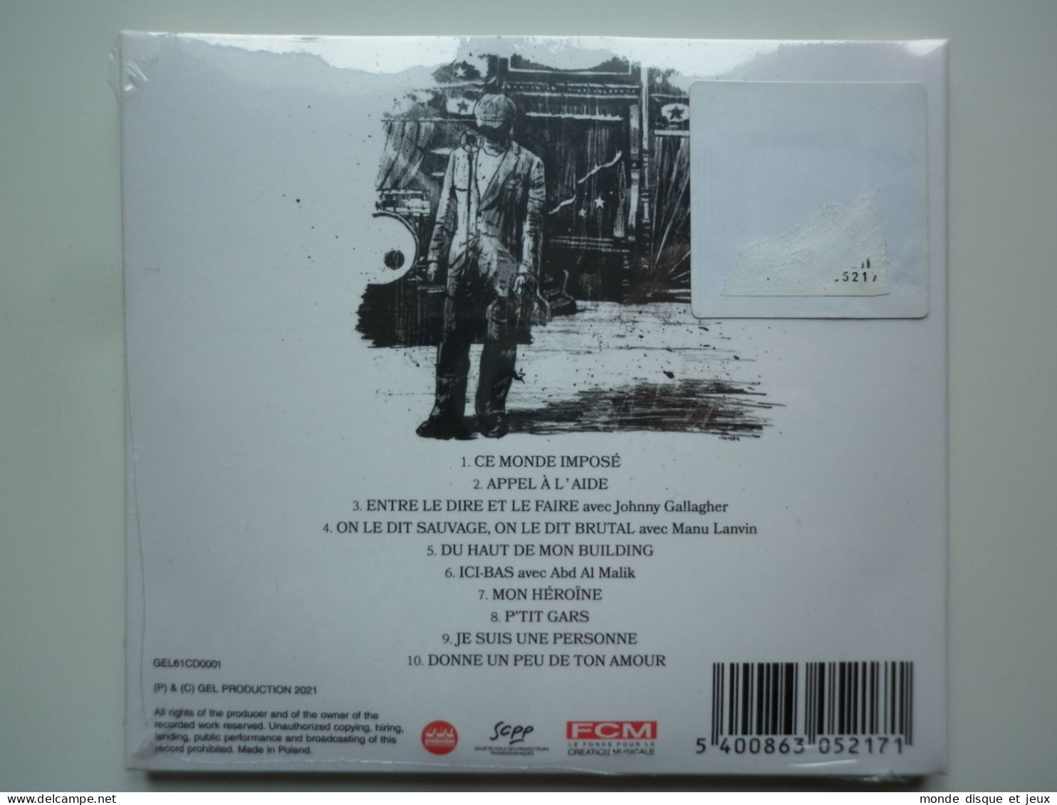 Gérard Lanvin Cd Album Digipack Ici Bas - Autres - Musique Française