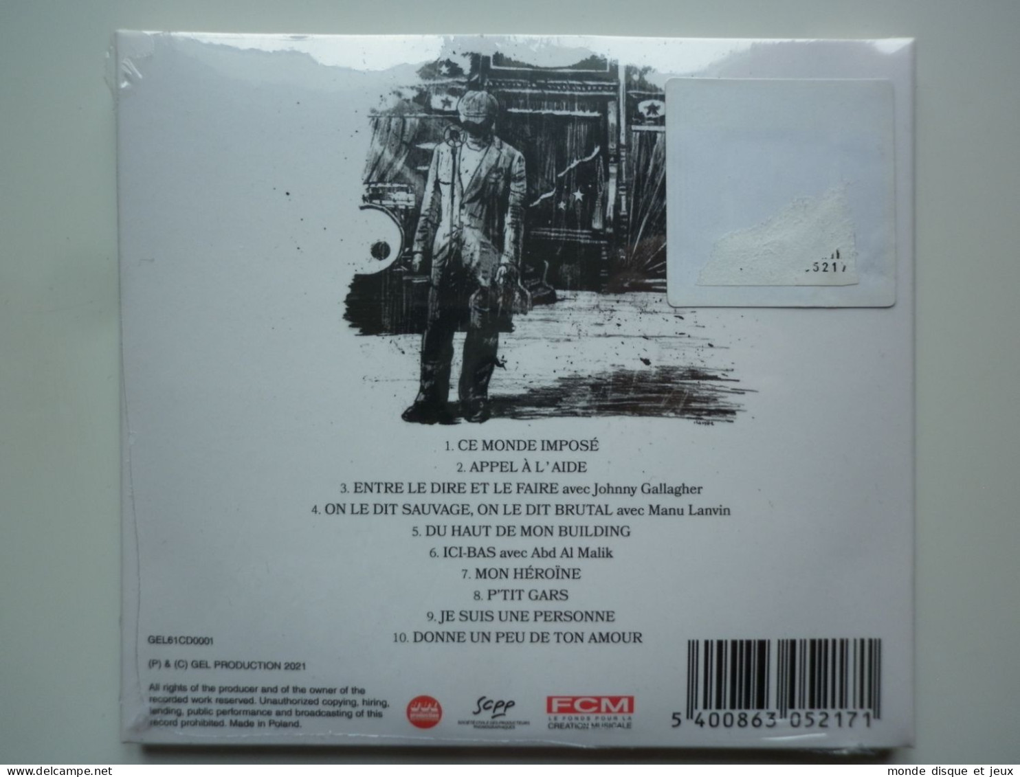 Gérard Lanvin Cd Album Digipack Ici Bas - Otros - Canción Francesa