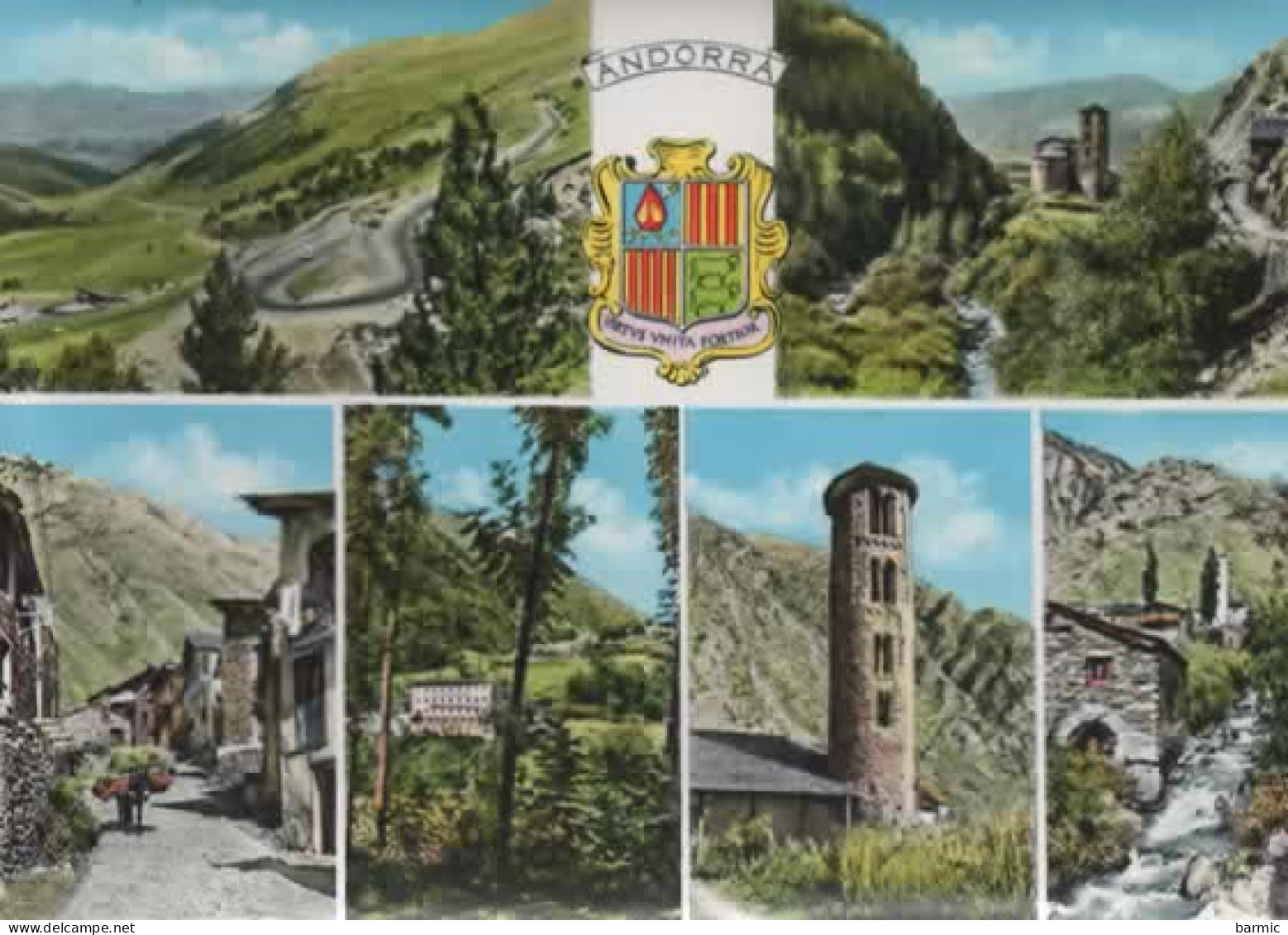 VALLS D ANDORRA, MULTIVUE COULEUR REF 15066 - Andorre