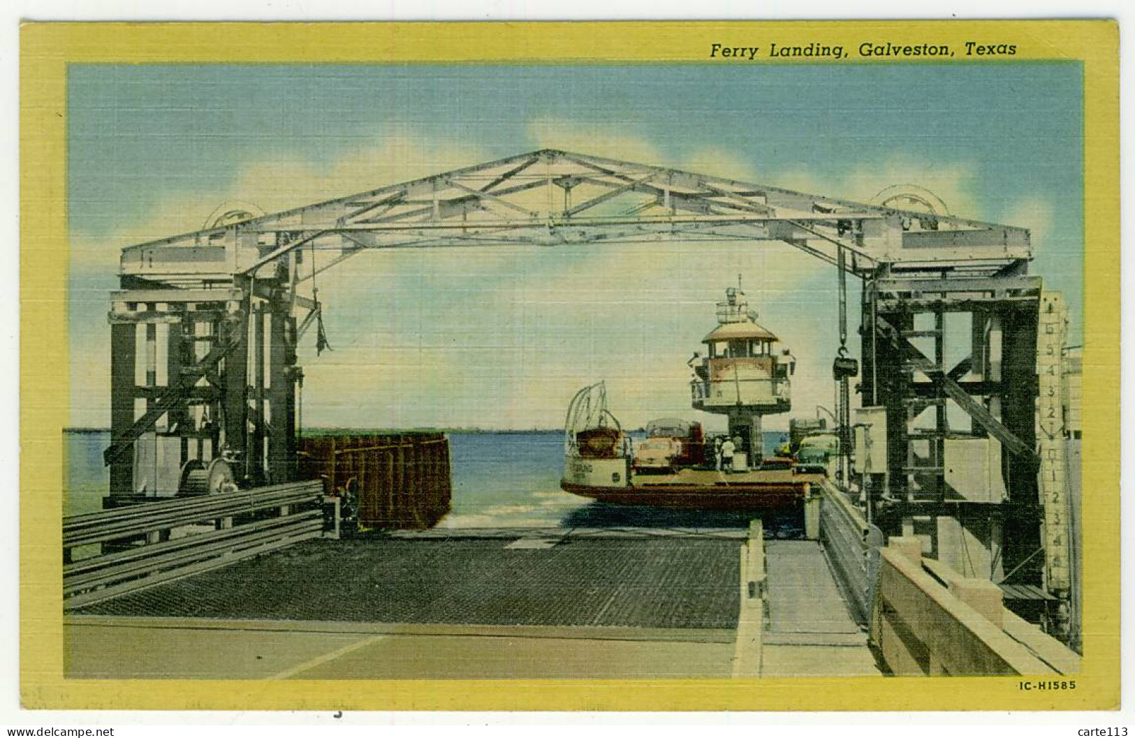 0 - T7249CPA - USA - TEXAS - GALVESTON - Ferry Landing - Parfait état - AMERIQUE - Other & Unclassified