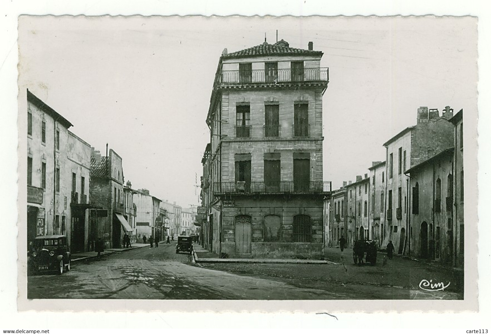 34 - B5116CPSM - LUNEL - Entrée Des Remparts Et Bd Lafayette - Très Bon état - HERAULT - Lunel