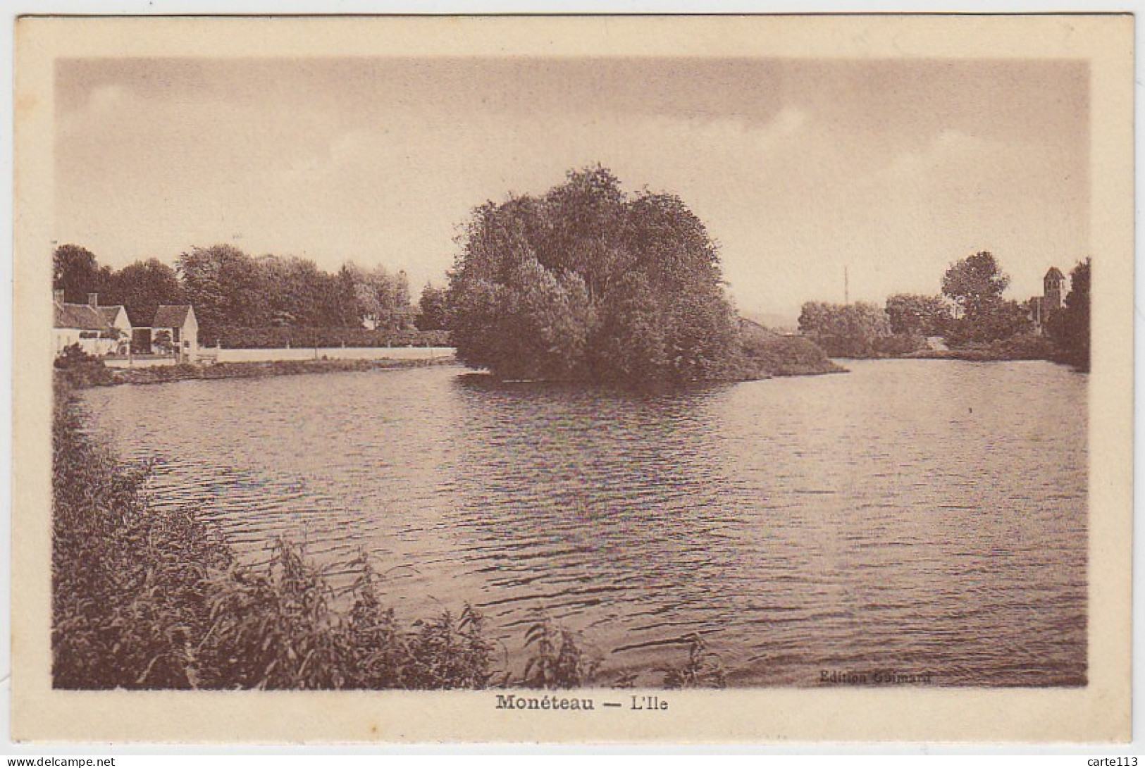 89 - B14244CPA - MONETEAU - Ile - Parfait état - YONNE - Moneteau